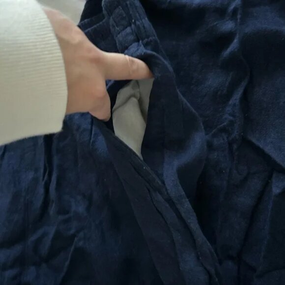 Old Navy High-Waisted Linen-Blend Wide-Leg Pants - Picture 3 of 6